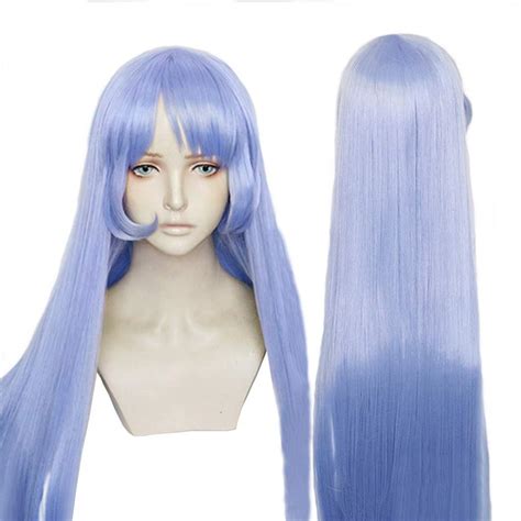 cosplay wigs blue|long blue cosplay wig.